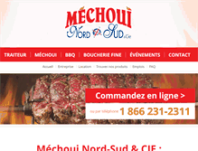 Tablet Screenshot of mechouinordsud.com
